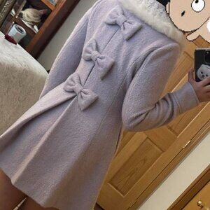 Liz Lisa Bow Fur Coat